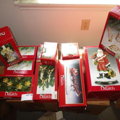 New Dillards Christmas Ornaments