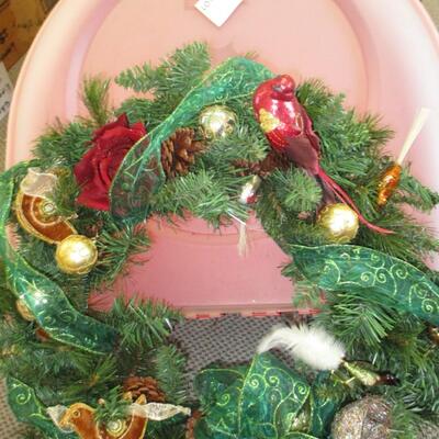 Wreath and Christmas Decor