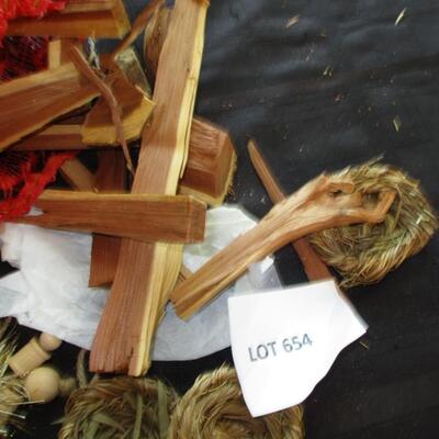 Miniature twine bird nest