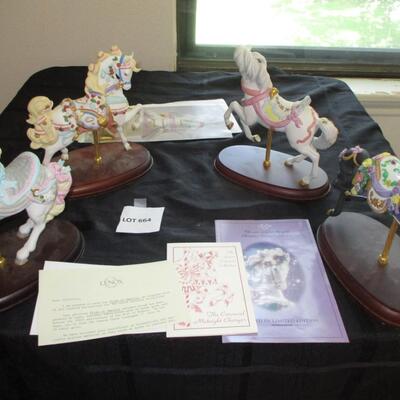 Lenox Pride of America Carousel Horses