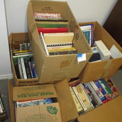 Several boxes of Books