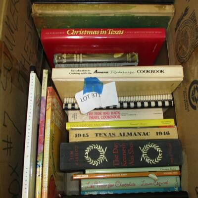 Several boxes of Books