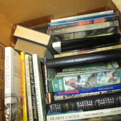 Several boxes of Books