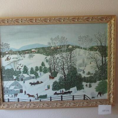 Grandma Moses Print