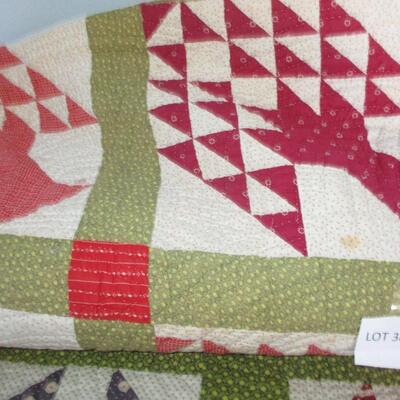 Hand made quilt- New Growth pattern