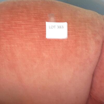 Peach Wingback Armchair