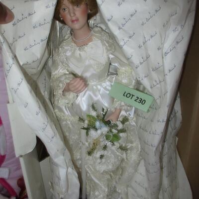 Danbury Mint Doll- Wedding Day Final Touches