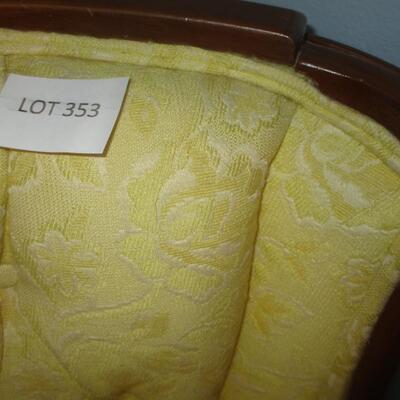 Wingback Yellow Armchair