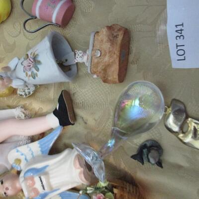 Dolls and angel figurines