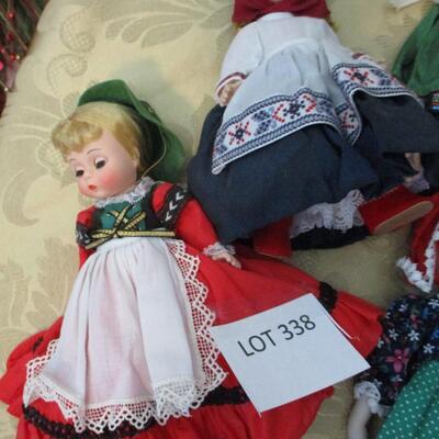 Madame Alexander Porcelain Bisque Dutch Dolls