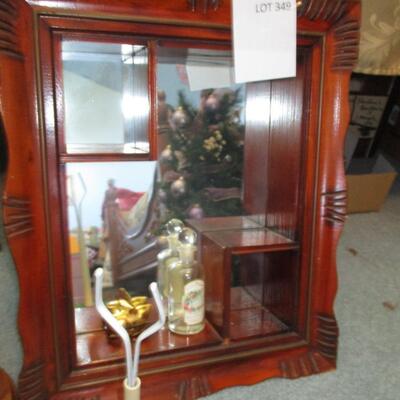 Mirrored Curio Frame/Doll Stands