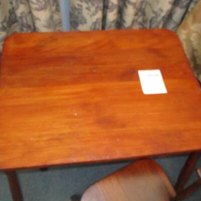 Vintage Child's Table and two Chairs