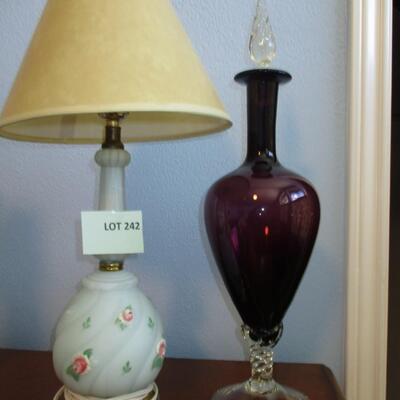 Lamp and Vase