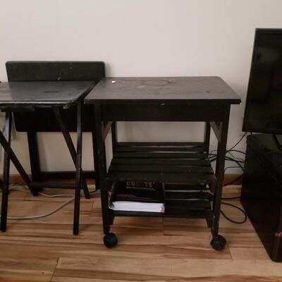 Rolling Cart and TV Tables