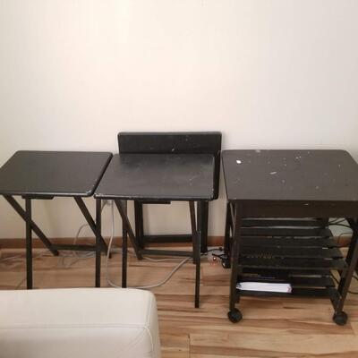 Rolling Cart and TV Tables