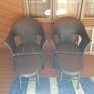 Plastic Wicker Chairs