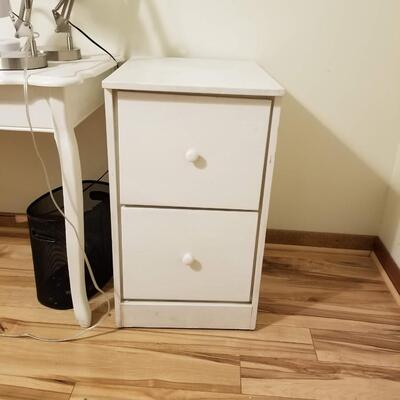 Computer Desk & File Cabinet
