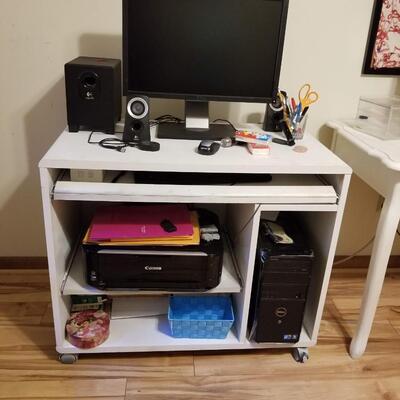 Computer Desk & File Cabinet