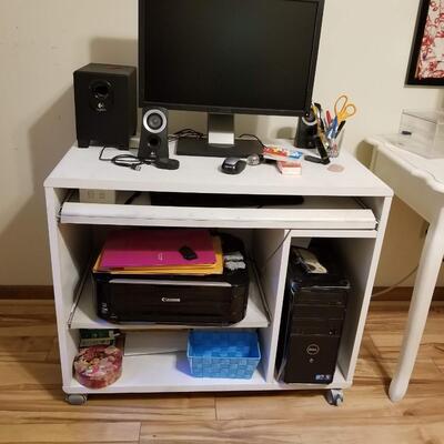 Computer Desk & File Cabinet