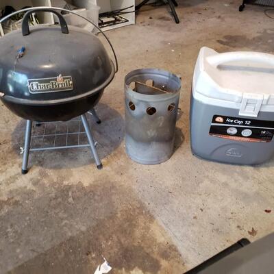 Cooler and Grill