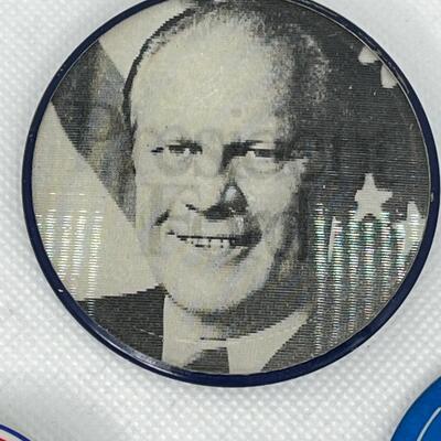 LOT 22: Gerald Ford 1976 Presidential Campaign Buttons