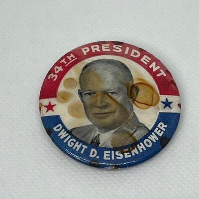 LOT 44: I Like Ike! Dwight Eisenhower Presidential Political Pins