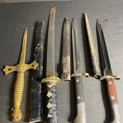 LOT 167: Small Sword/ Knife Collection