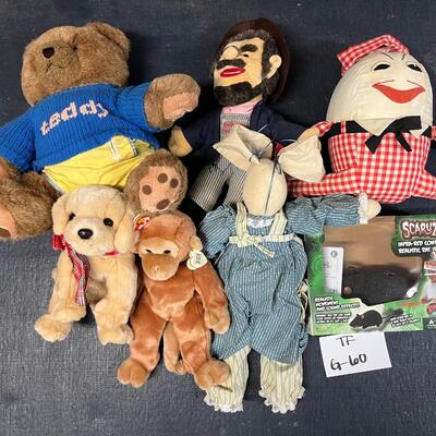 Variety of Stuffed Animals