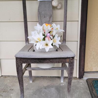 Antique Chair Planter