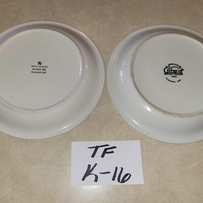 2 Lavender decor dinner plates