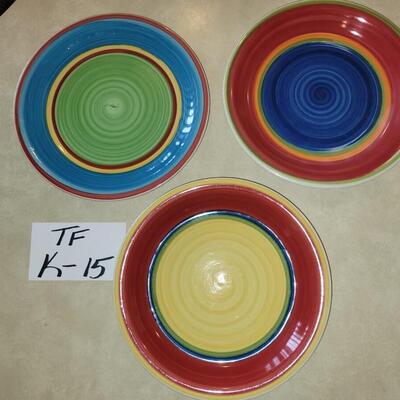 Set of 3 Dinner Plate Lot