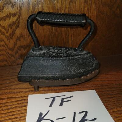 Sad Iron and Trivet Lot