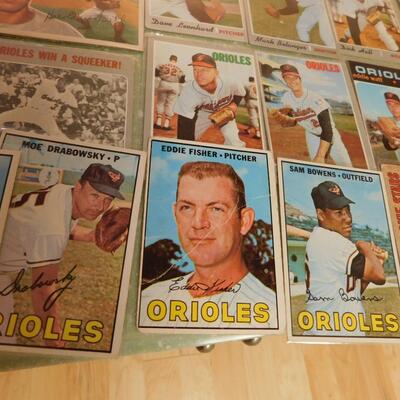 Topps ORIOLES BASEBALL CARD LOT 1950s-60s - Lot of 50 Cards Total