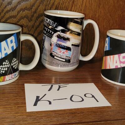 3 Pc NASCAR Coffee Mug Lot