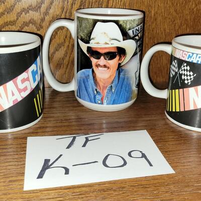 3 Pc NASCAR Coffee Mug Lot