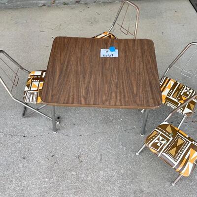Vintage Kids Folding Table