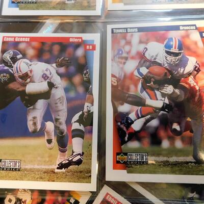 1997 UPPER DECK NFL FOOTBALL Oversized 5 x 3 Trading Card Lot 11 Cards