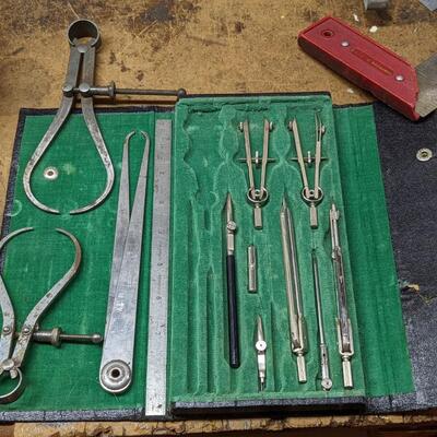 Rare Collection of German Architect Tools