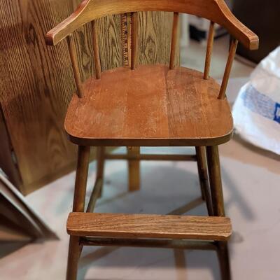 Antique Maple Childs Chair