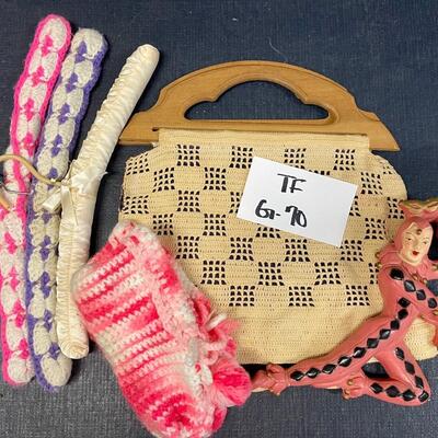 Hand Knit Hanger Lot