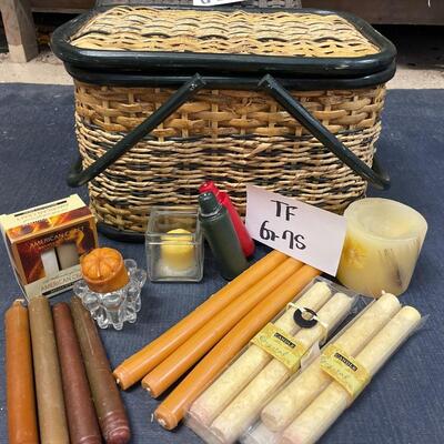 Candle Basket Lot