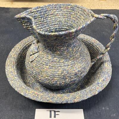 Handmade Pitcher & Wash Basin