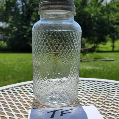 Old Judge Coffee Jar