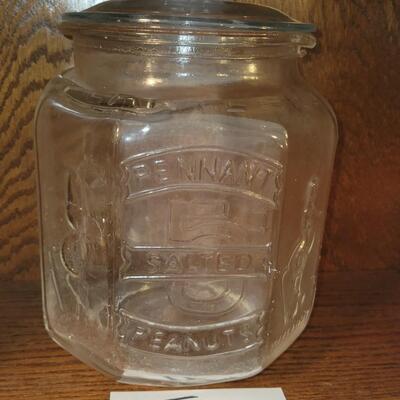 Pennant Peanut Jar with Lid