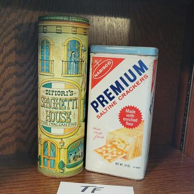2 Vintage Tins