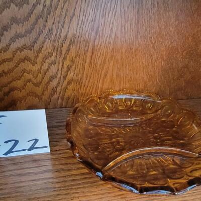 Vintage Anchor Hocking amber glass lot