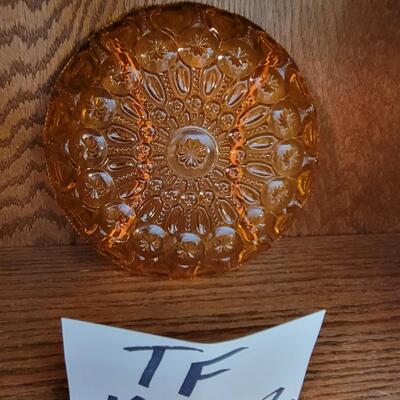 Vintage Anchor Hocking amber glass lot