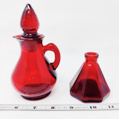 WHEATON INKWELL AND AVON BOTTLE LOT