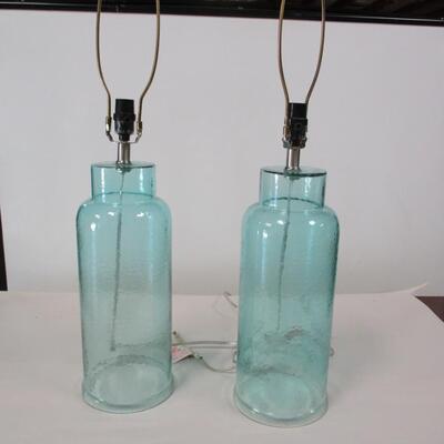 Turquoise Plug In Table Lamps