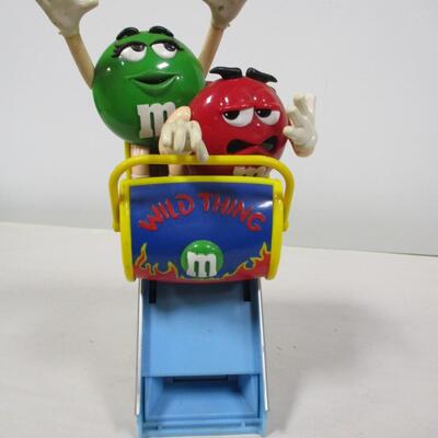 M&M's Candy Dispenser Wild Things Roller Coaster Limited Edition 1 of 2